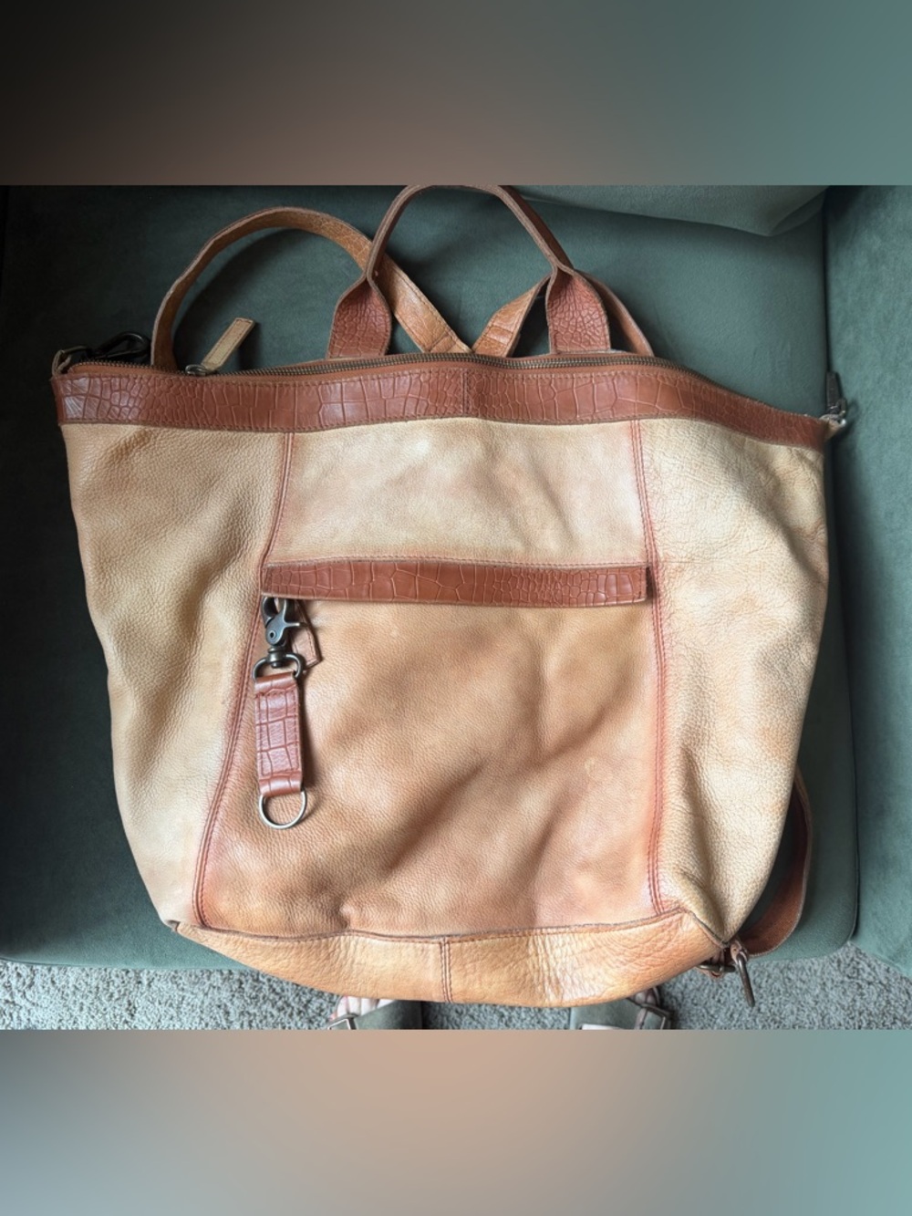 Free people Joey Leather Shoulder Bag/backpack